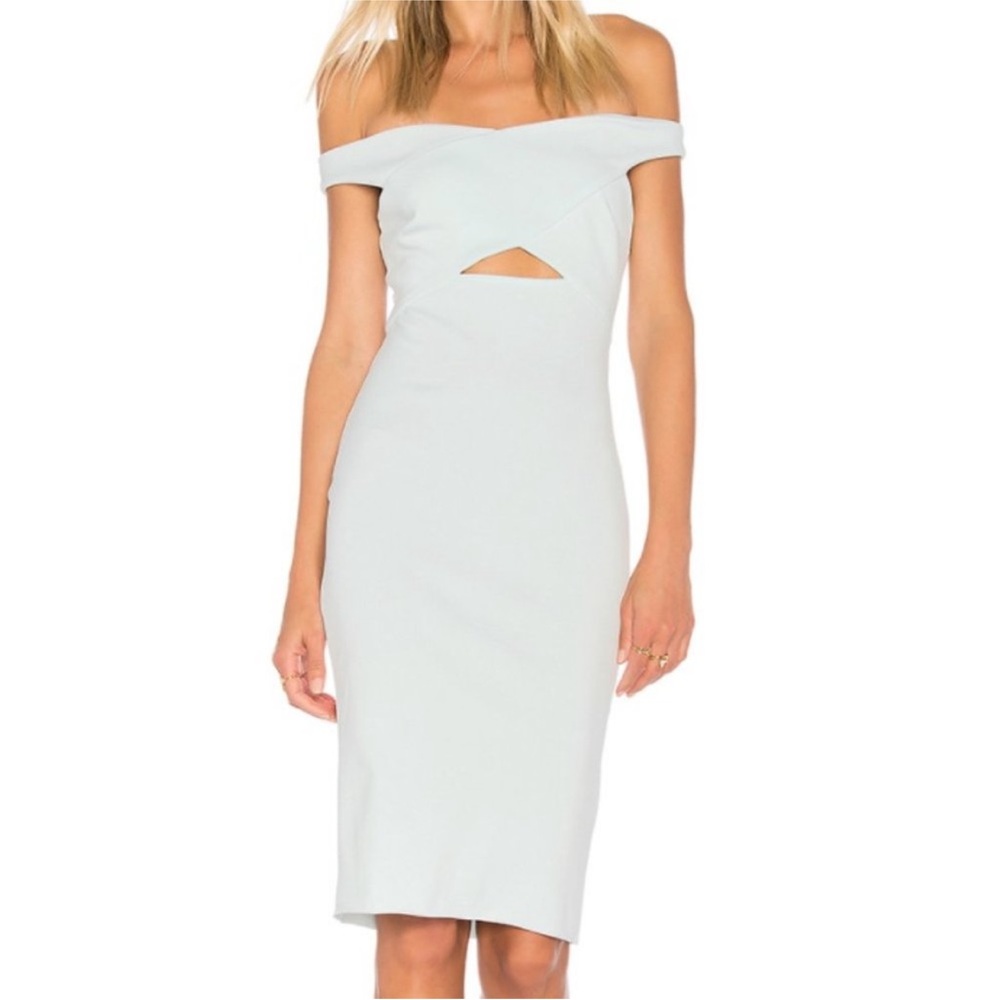 Bec + Bridge Light Blue Cutout Dress